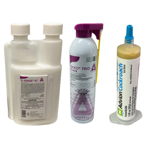 D-Fense SC, Tekko Trio Foam, Advion Roach Bait Kit
