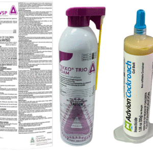 Cyper WSP, Tekko Trio Foam, Advion Roach Bait Kit