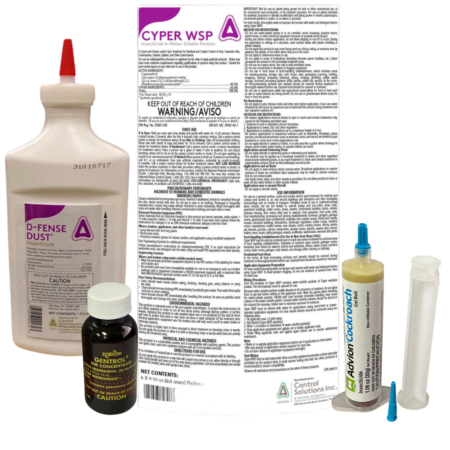 Cyper WSP + Gentrol IGR + D-Fense Dust + Gel Bait ROACH ELIMINATION PLAN