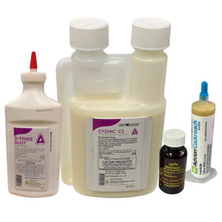 Cyzmic CS + Gentrol IGR + D-Fense Dust + Gel Bait ROACH ELIMINATION PLAN