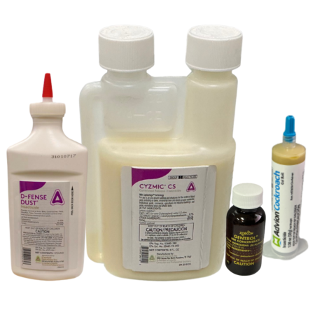 Cyzmic CS + Gentrol IGR + D-Fense Dust + Gel Bait ROACH ELIMINATION PLAN