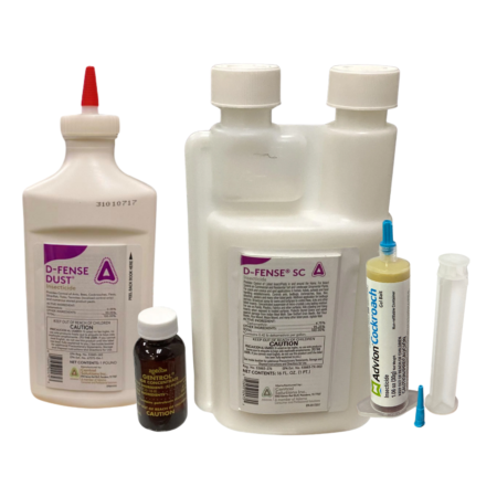D-Fense SC + Gentrol IGR + D-Fense Dust + Gel Bait ROACH ELIMINATION PLAN