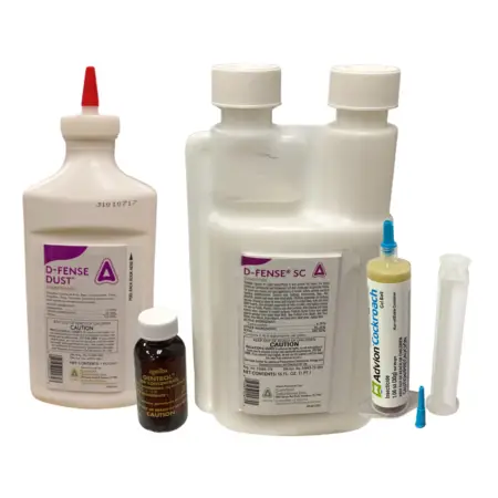 D-Fense SC + Gentrol IGR + D-Fense Dust + Gel Bait ROACH ELIMINATION PLAN