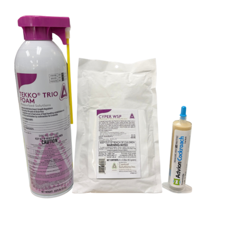 Cyper WSP, Tekko Trio Foam, Advion Roach Bait Kit